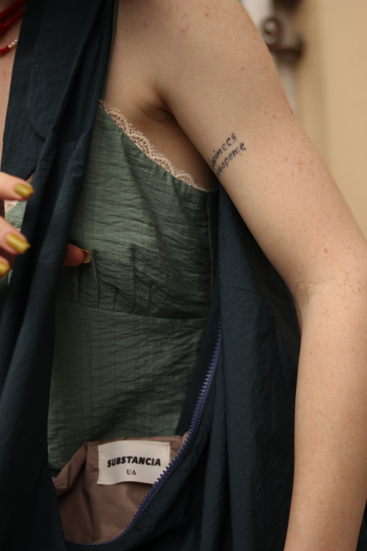 Cloak slim-bag, dark blue colour